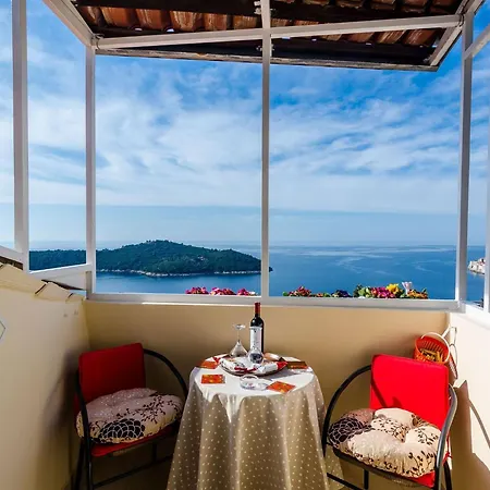 Vedrana- One-bedroom With Balcony And Sea View 公寓 杜布罗夫尼克
